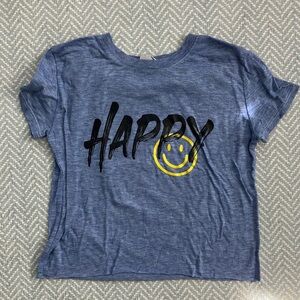 Blue Graphic Tee Short Sleeve